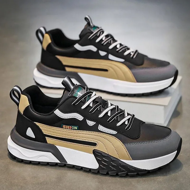 Мужские повседневные кроссовки, удобные мужские кроссовки с мягкой подошвой, модные классические нескользящие теннисные туфли на шнуровке, спортивная обувь, мужская кожаная обувь
Мужские повседневные кроссовки, удобные мужские кроссовки с мягкой подошвой, модные классические нескользящие теннисные туфли на шнуровке, спортивная обувь, мужская кожаная обувь