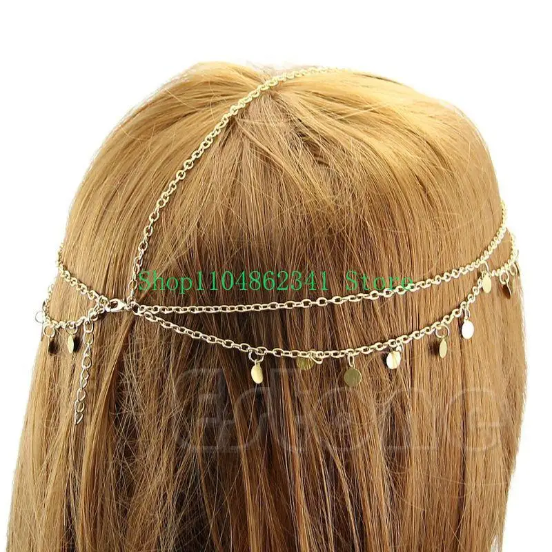652F Bohemian Fashion Women Metal for Head Chain Jewelry Headband for Head Piece Hair
652F Bohemian Fashion Women Metal for Head Chain Jewelry Headband for Head Piece Hair