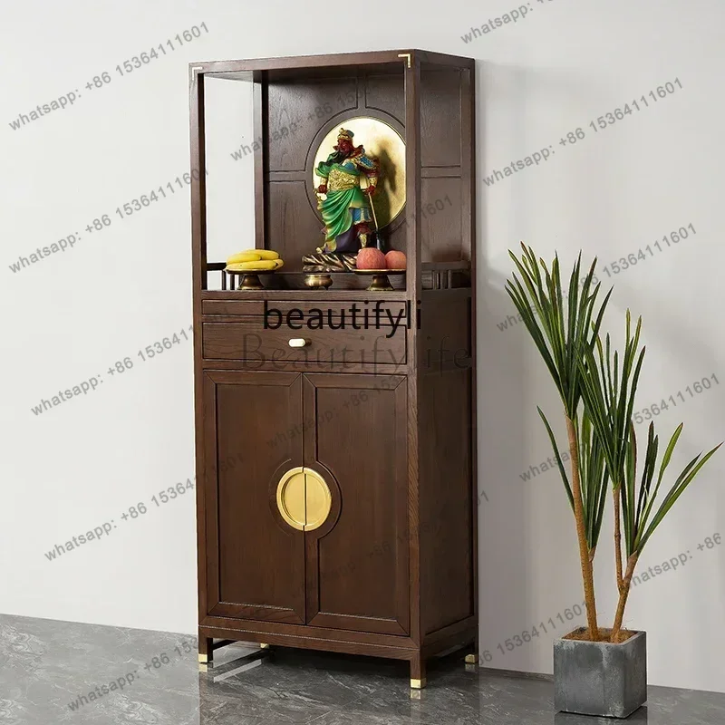 XX59New Chinese-style solid wood cabinet modern light luxury Buddhist platform household God of Wealth worship platform
XX59New Chinese-style solid wood cabinet modern light luxury Buddhist platform household God of Wealth worship platform