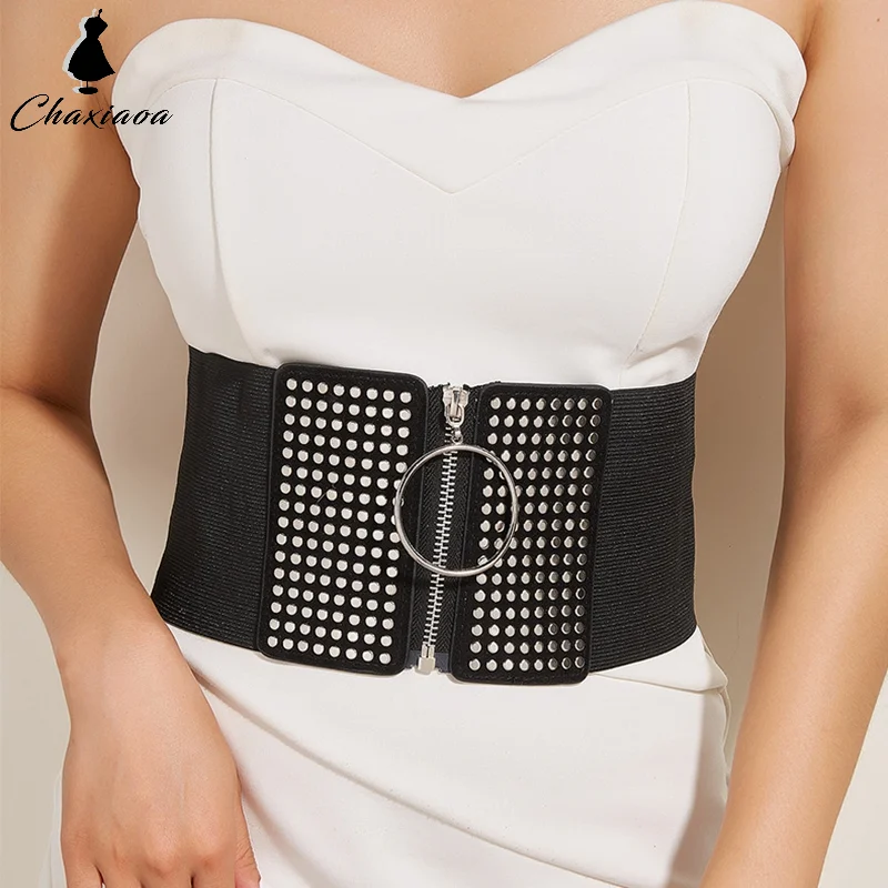 Wide Stretch Cummerbunds Plus Size Corset Belt Big Elastic Designer Belts For Women High Quality Waist Punk Dress Waistband
Wide Stretch Cummerbunds Plus Size Corset Belt Big Elastic Designer Belts For Women High Quality Waist Punk Dress Waistband