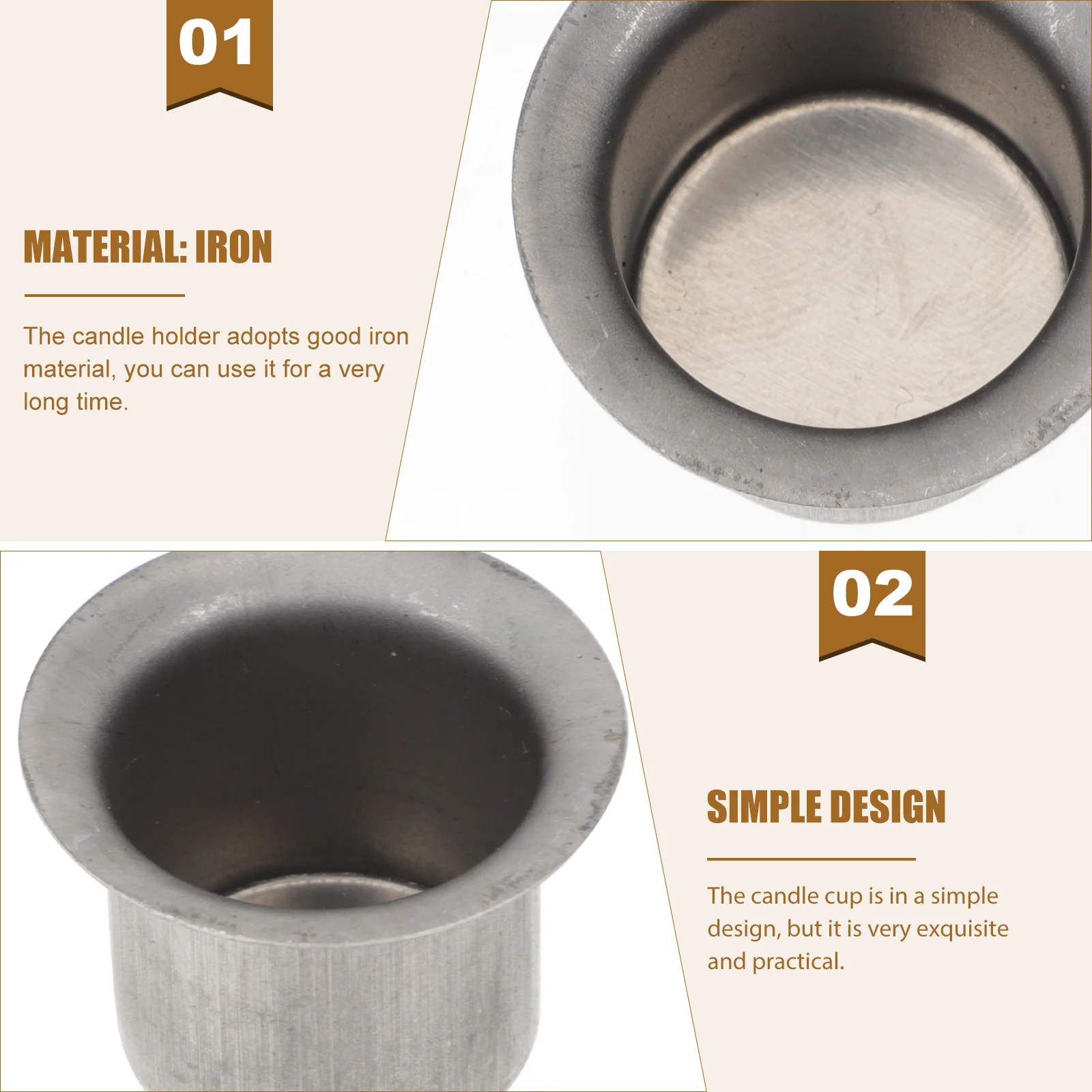 10pcs Iron Holders Empty Decorative For Diy Candles Home Decor Tealight Cups Household Cups Christmas Diy Supplies
10pcs Iron Holders Empty Decorative For Diy Candles Home Decor Tealight Cups Household Cups Christmas Diy Supplies