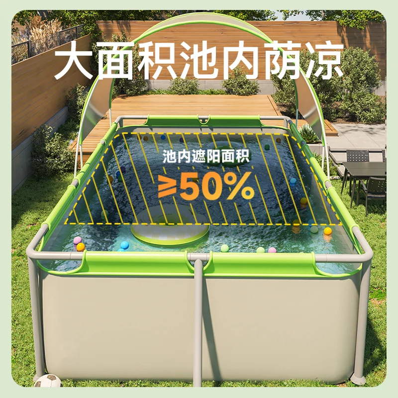 Summer Shade Summer Pool Children's Household Pool Outdoor Large Adult Stand Folding Family Play Pool
Summer Shade Summer Pool Children's Household Pool Outdoor Large Adult Stand Folding Family Play Pool
