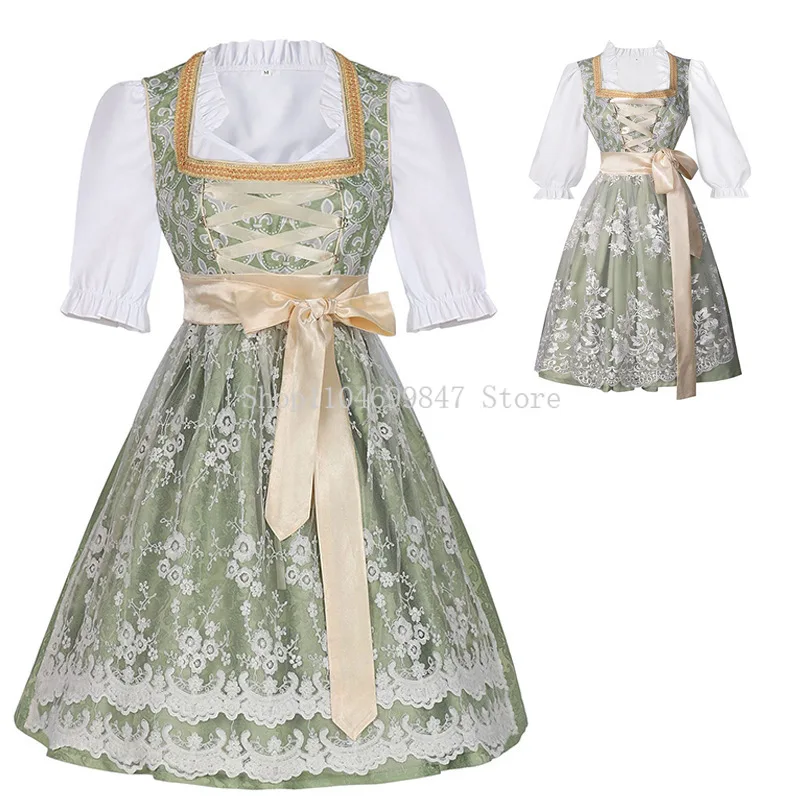 German Oktoberfest Costume Bavarian Traditional Dirndl Dress Maid Style for Bar Work Oktoberfest renaissance costume women
German Oktoberfest Costume Bavarian Traditional Dirndl Dress Maid Style for Bar Work Oktoberfest renaissance costume women