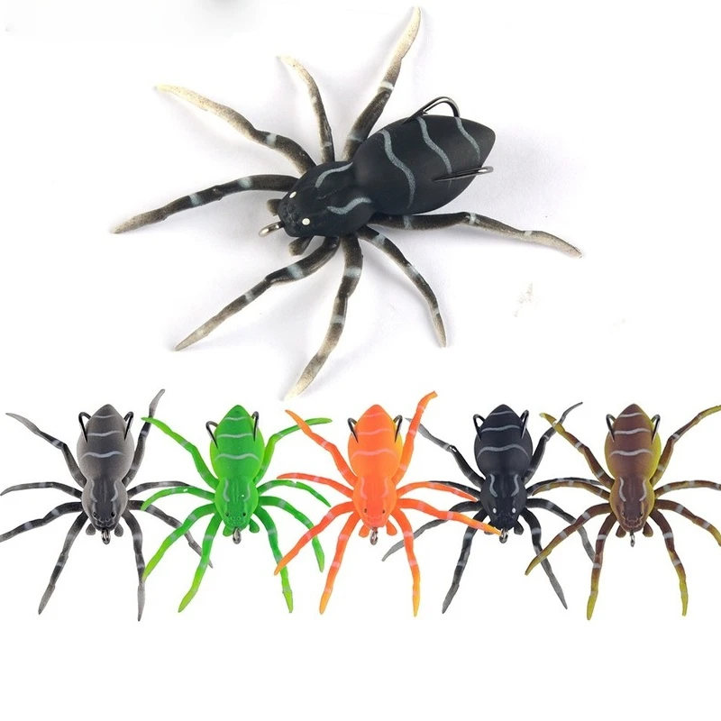 New Spiders Simulation Artificial Bait Perch Cocky Mouth Freshwater Sea Fishing Bait Lure Bait
New Spiders Simulation Artificial Bait Perch Cocky Mouth Freshwater Sea Fishing Bait Lure Bait