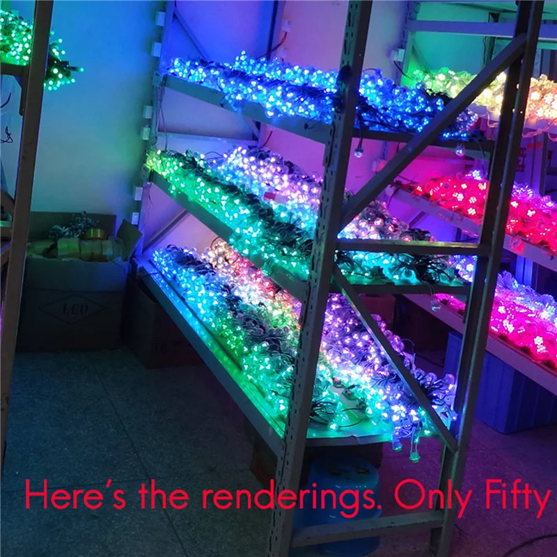 AAAF 250Pcs WS2811 LED Pixel Light String Advertising Pouring Waterproof Full Color Perforated Light 12Mm DC 5V
AAAF 250Pcs WS2811 LED Pixel Light String Advertising Pouring Waterproof Full Color Perforated Light 12Mm DC 5V