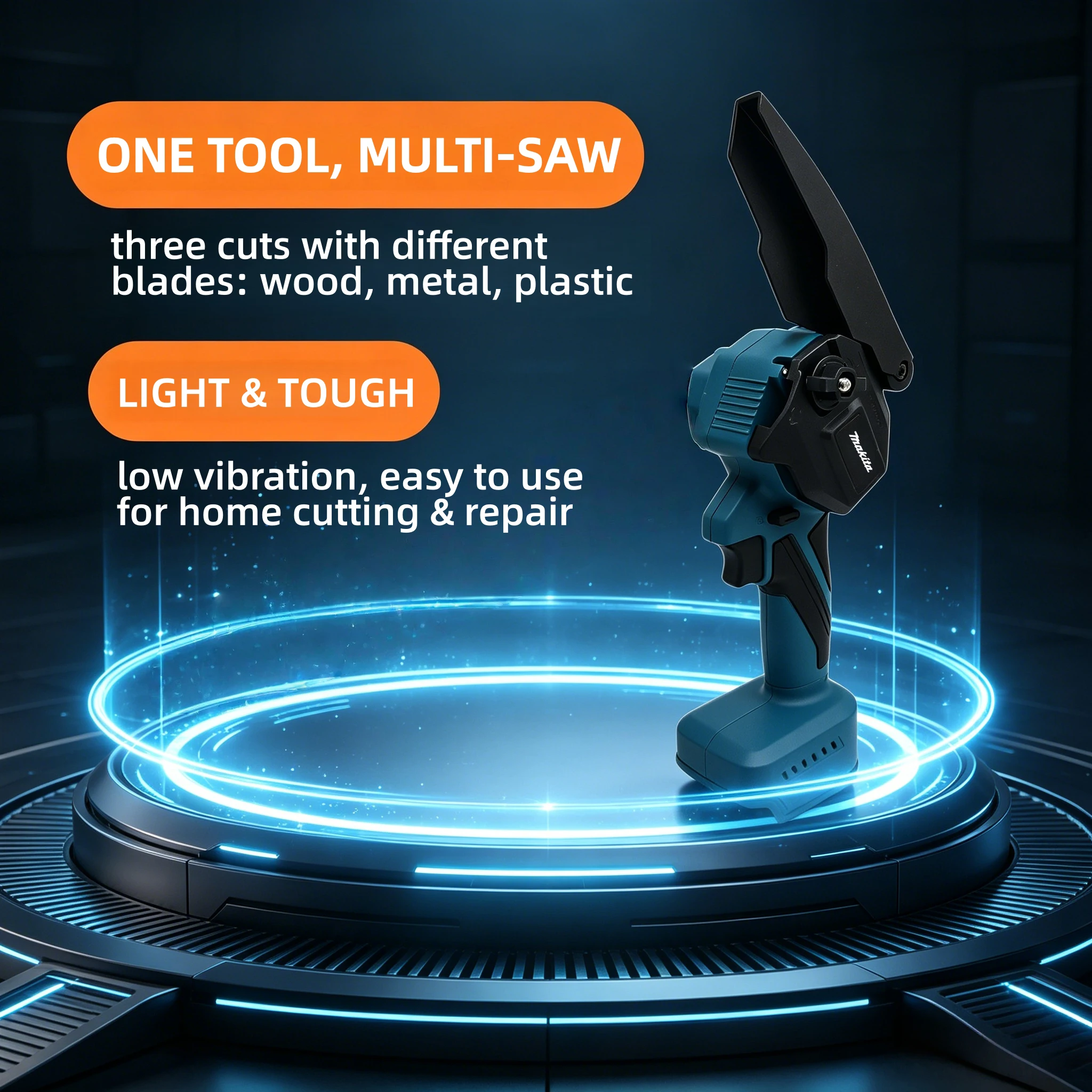 Makita lithium battery portable reciprocating saw, horse knife saw, woodworking and logging saw Multifunctional(tool only)
Makita lithium battery portable reciprocating saw, horse knife saw, woodworking and logging saw Multifunctional(tool only)