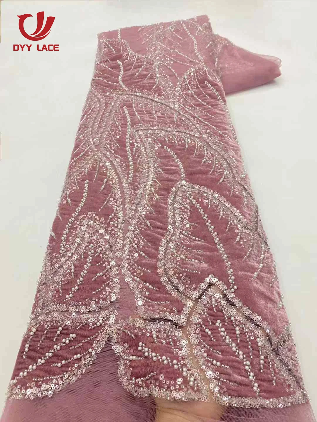 Latest African Beaded Lace Fabric 2025 High Quality 5 Yards Nigerian Sequins Groom Tulle Fabric Material For Wedding
Latest African Beaded Lace Fabric 2025 High Quality 5 Yards Nigerian Sequins Groom Tulle Fabric Material For Wedding