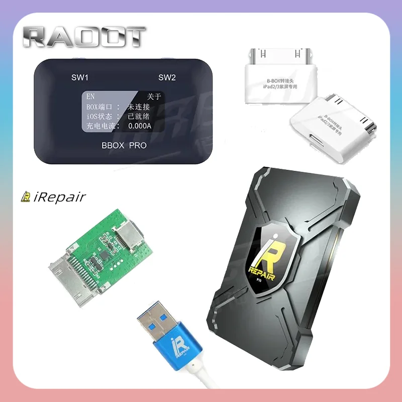 Плата JC B-BOX Pro DFU Box MJ iRepair P10 DCSD для IOS A7-A11 один ключ фиолетовый режим для изменения функции чтения/записи данных NAND Syscfg
Плата JC B-BOX Pro DFU Box MJ iRepair P10 DCSD для IOS A7-A11 один ключ фиолетовый режим для изменения функции чтения/записи данных NAND Syscfg