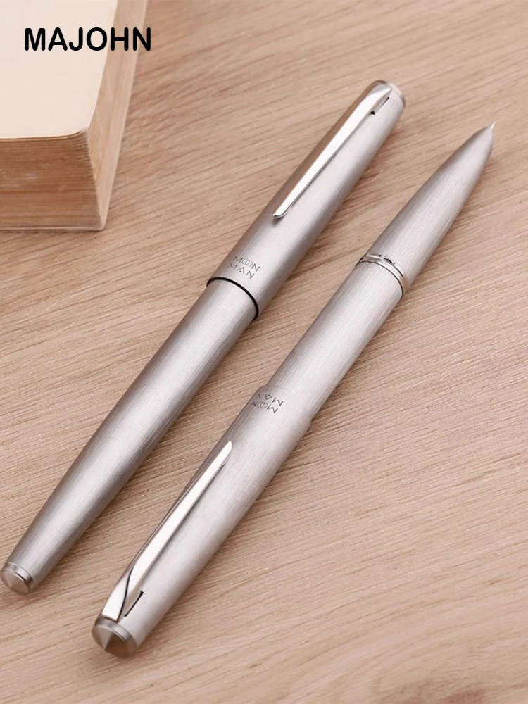 Majohn Ti200 Titanium Alloy Metal Fountain Pen Fine Size / 14K Gold 0.5mm with Converter Stationery School Office Supplies
Majohn Ti200 Titanium Alloy Metal Fountain Pen Fine Size / 14K Gold 0.5mm with Converter Stationery School Office Supplies