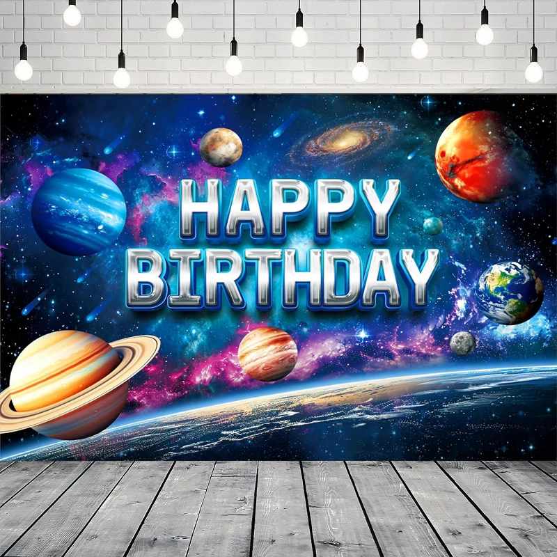 Photography Backdrop For Boy Planet Astronaut Outer Space Happy Birthday Poster Background Home Party Backdrop Wall Banner Decor
Photography Backdrop For Boy Planet Astronaut Outer Space Happy Birthday Poster Background Home Party Backdrop Wall Banner Decor