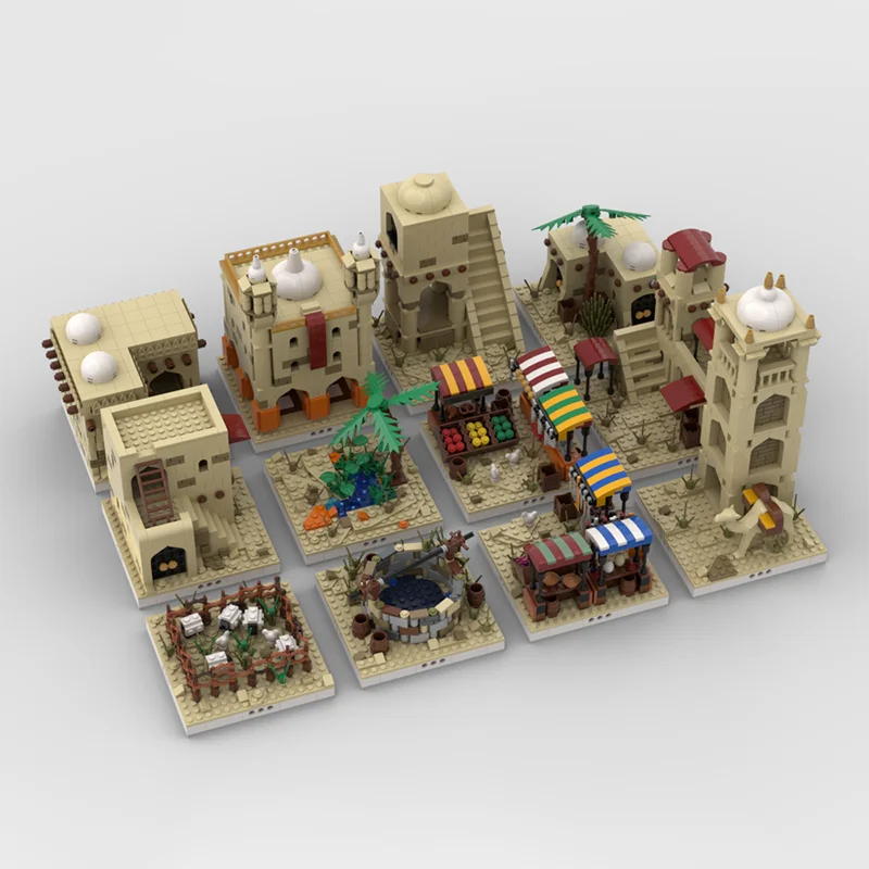 3957 шт. MOC город пустынная деревня уличные вид модели строительные блоки штабелируемые кирпичи креативные игрушки детский подарок Diy образовательные
3957 шт. MOC город пустынная деревня уличные вид модели строительные блоки штабелируемые кирпичи креативные игрушки детский подарок Diy образовательные
