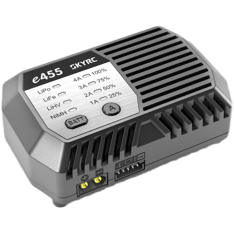SKYRC e455 50W 4A AC Balance Charger 2S-4S LiPo LiFe LiHV NiMH Multi Chemistry RC Battery Charger
SKYRC e455 50W 4A AC Balance Charger 2S-4S LiPo LiFe LiHV NiMH Multi Chemistry RC Battery Charger