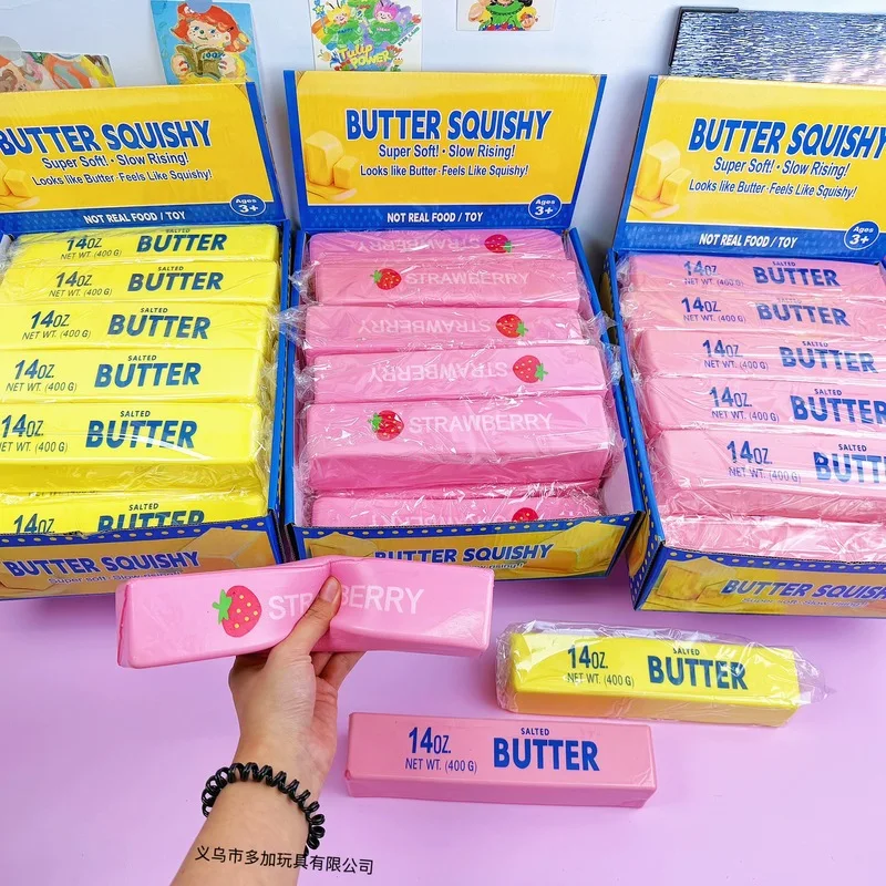 12pcs 24cm Strawberry Butter Squishy Slow Rebound Feel Stress Relief Toy Squeeze Toys Gift Wholesale
12pcs 24cm Strawberry Butter Squishy Slow Rebound Feel Stress Relief Toy Squeeze Toys Gift Wholesale