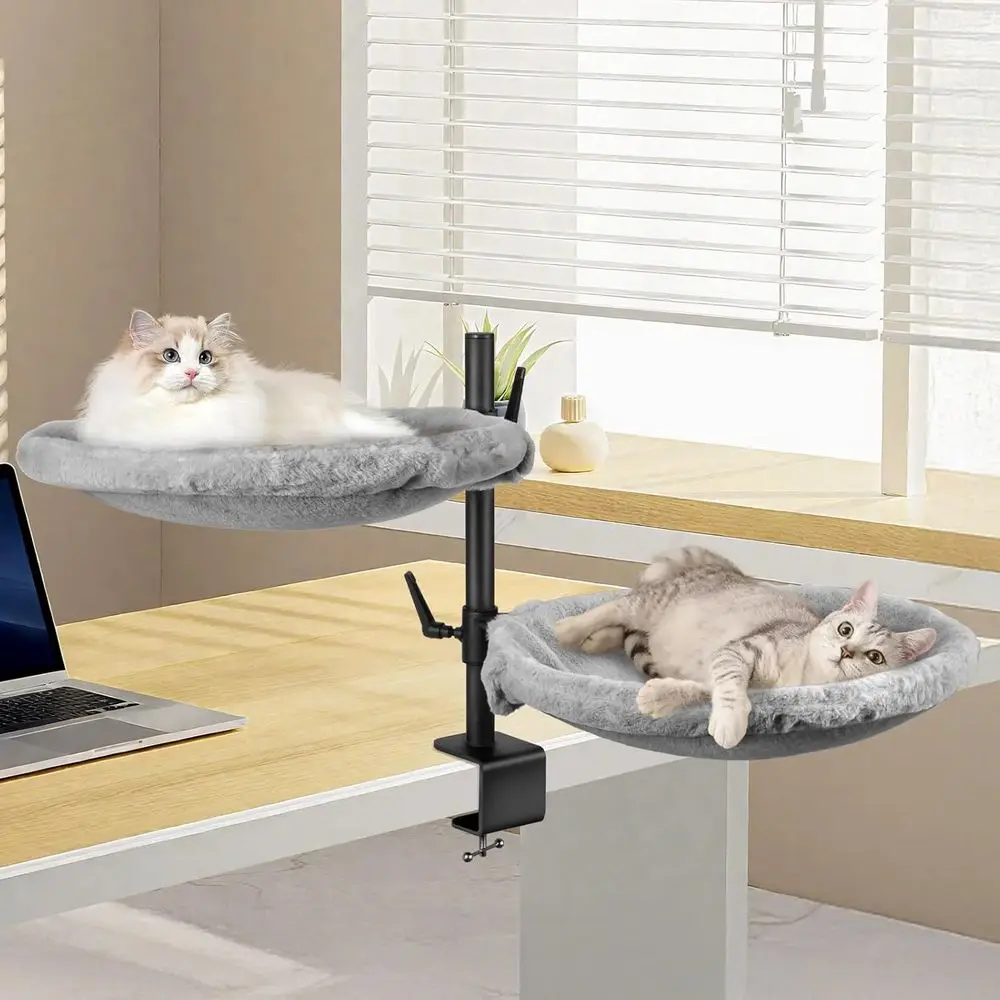 Dual-Level Rotating Cat Nest with Adjustable Height and Washable Covers
Dual-Level Rotating Cat Nest with Adjustable Height and Washable Covers
