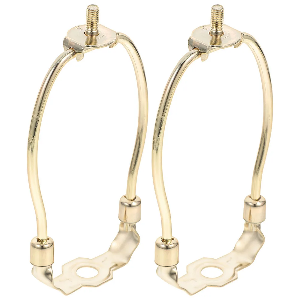 2pcs Lamp Shade Adapter Clip On Harp Light Bulb Clip Golden 6 Inches Lampshade Support Bracket Universal Harp Shade Holder Table
2pcs Lamp Shade Adapter Clip On Harp Light Bulb Clip Golden 6 Inches Lampshade Support Bracket Universal Harp Shade Holder Table