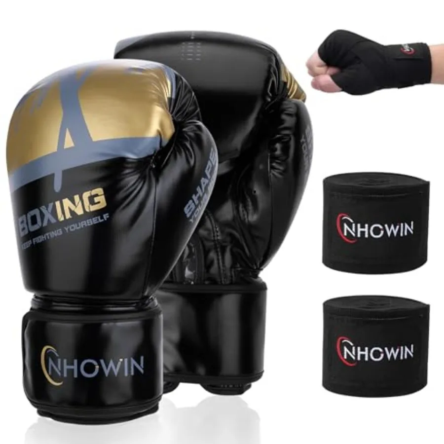 Boxing Gloves, / - Boxing Gloves for Men and Women with Boxing Wraps for Heavy Bag, MMA, Muay Thai, Sparring Training
Boxing Gloves, / - Boxing Gloves for Men and Women with Boxing Wraps for Heavy Bag, MMA, Muay Thai, Sparring Training