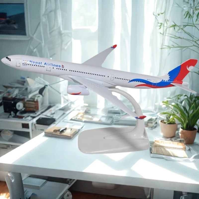 Airplane Model 1:400 Scale 20cm Model Plane Nepali A330 Model Aircraft Metal Alloy Die-cast Airplanes for Home Decor Gift
Airplane Model 1:400 Scale 20cm Model Plane Nepali A330 Model Aircraft Metal Alloy Die-cast Airplanes for Home Decor Gift