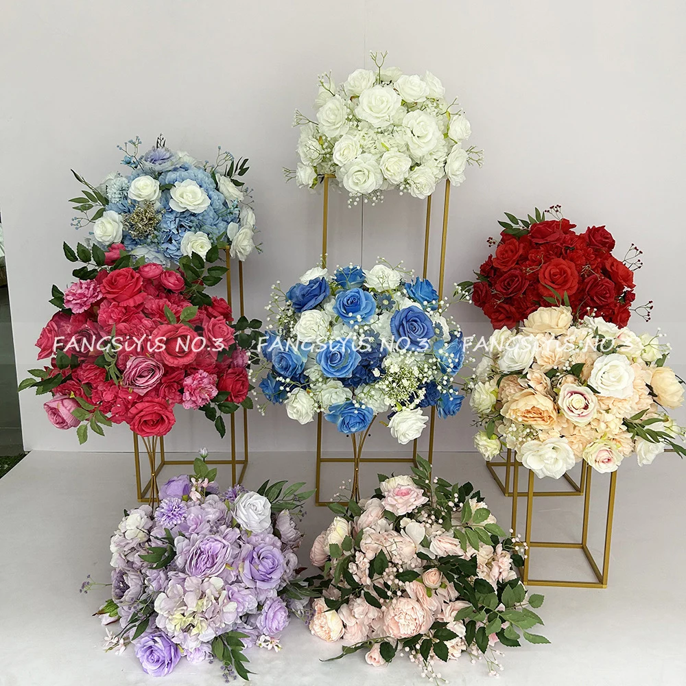 Artificial Rose Table Centerpiece Flower Ball, 7 Colors, 30/50/60/70/80cm, Silk Decor for Wedding Banquet Photography Props
Artificial Rose Table Centerpiece Flower Ball, 7 Colors, 30/50/60/70/80cm, Silk Decor for Wedding Banquet Photography Props