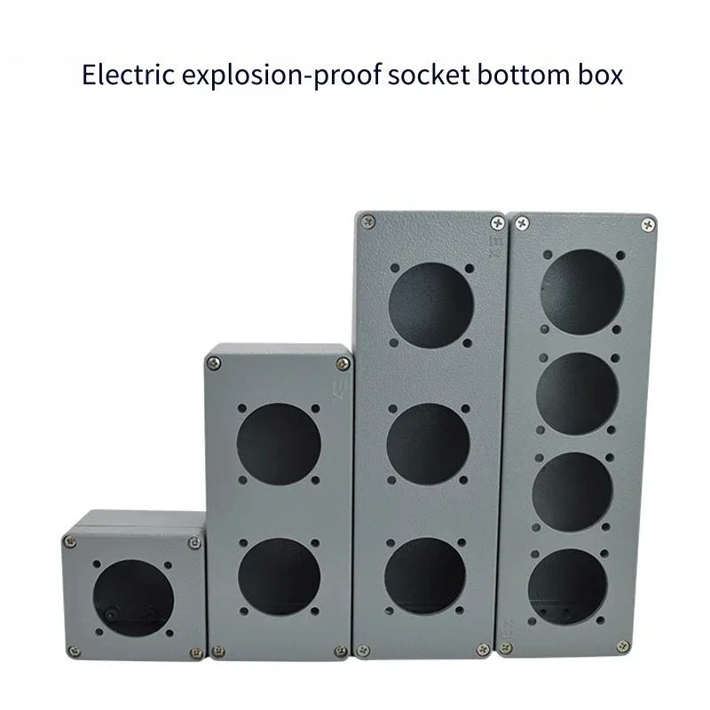 Industrial Cast Aluminum Explosion-Proof Socket Bottom Box Outdoor Waterproof IP66 Exposed Concealed for Safety Equipment
Industrial Cast Aluminum Explosion-Proof Socket Bottom Box Outdoor Waterproof IP66 Exposed Concealed for Safety Equipment