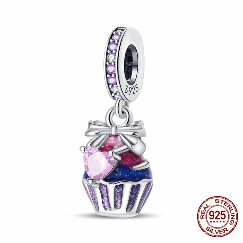 925 Sterling Silver Beaded Colorful Ice Cream Pendant, perfect for pairing with original bracelets, DIY women's jewelry.
925 Sterling Silver Beaded Colorful Ice Cream Pendant, perfect for pairing with original bracelets, DIY women's jewelry.