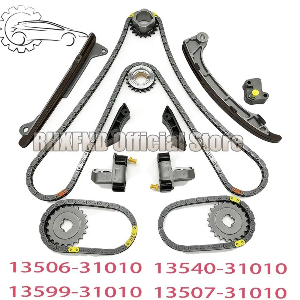 13506-31010 13540-31010 13599-31010 13507-31010 1GR 1GR-FE timing chain kit for Toyota Land Cruiser GRJ120 Tacoma 4.0L V6 engine
13506-31010 13540-31010 13599-31010 13507-31010 1GR 1GR-FE timing chain kit for Toyota Land Cruiser GRJ120 Tacoma 4.0L V6 engine