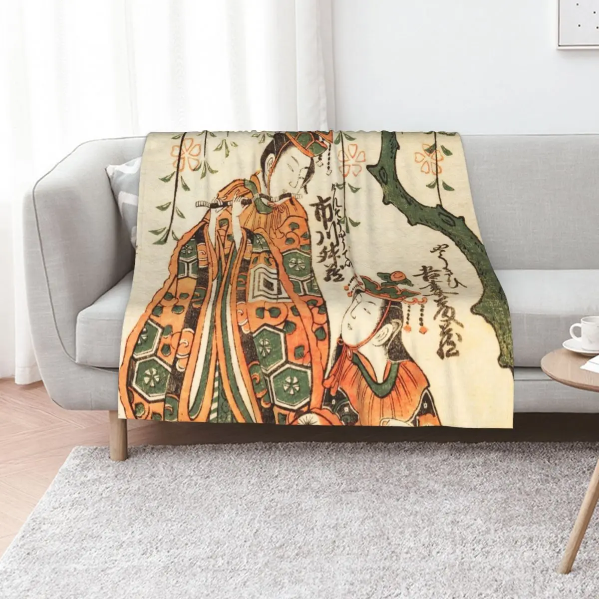 Classical Japanese Art: Scene from the Play Keisei Kaneni Sakura by Torii Kiyohiro Throw Blanket Luxury Beautifuls Blankets
Classical Japanese Art: Scene from the Play Keisei Kaneni Sakura by Torii Kiyohiro Throw Blanket Luxury Beautifuls Blankets