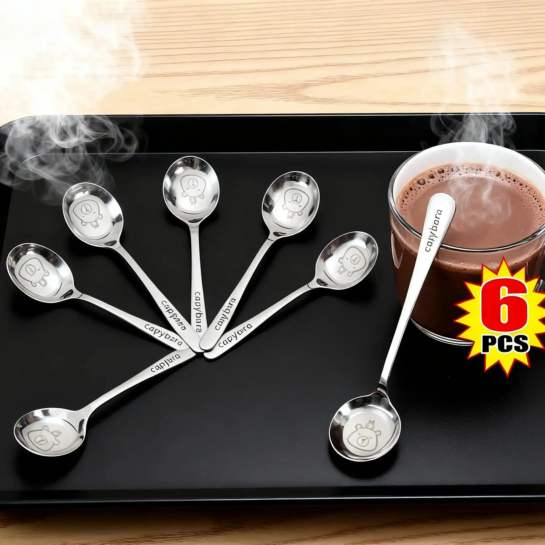 1/6pcs Soup Spoon Thicken Long Handle Spoons Kitchen Restaurant Cooking Tools Drinking Congee Stirring Spoon Tableware Supplies
1/6pcs Soup Spoon Thicken Long Handle Spoons Kitchen Restaurant Cooking Tools Drinking Congee Stirring Spoon Tableware Supplies