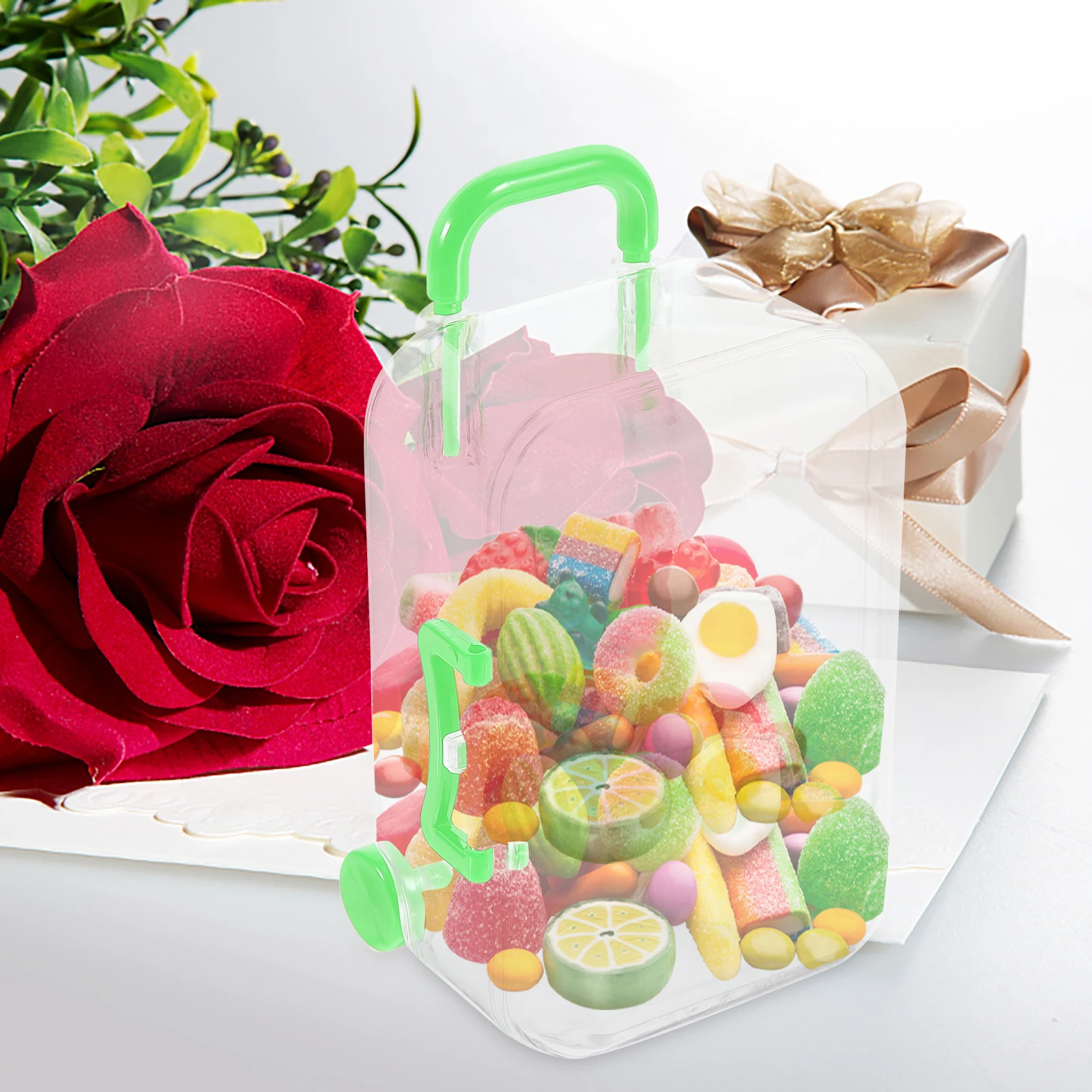 12 Pcs Transparent Trolley Case Mini Suitcase Favor Boxes Hard Suitcases Luggage Party Plastic Decorative Baby
12 Pcs Transparent Trolley Case Mini Suitcase Favor Boxes Hard Suitcases Luggage Party Plastic Decorative Baby