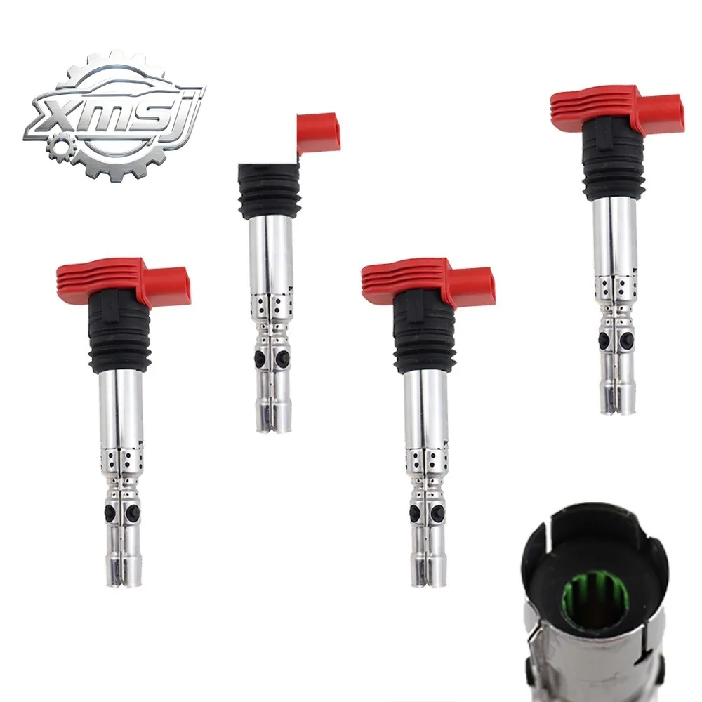 4 unids/set bobinas de encendido para AUDI A4 1,8 T Turbo 2001-2005 06C 905 115 B L M E F G H K/ 06C905115 para VW Jetta Bora Go
4 unids/set bobinas de encendido para AUDI A4 1,8 T Turbo 2001-2005 06C 905 115 B L M E F G H K/ 06C905115 para VW Jetta Bora Go