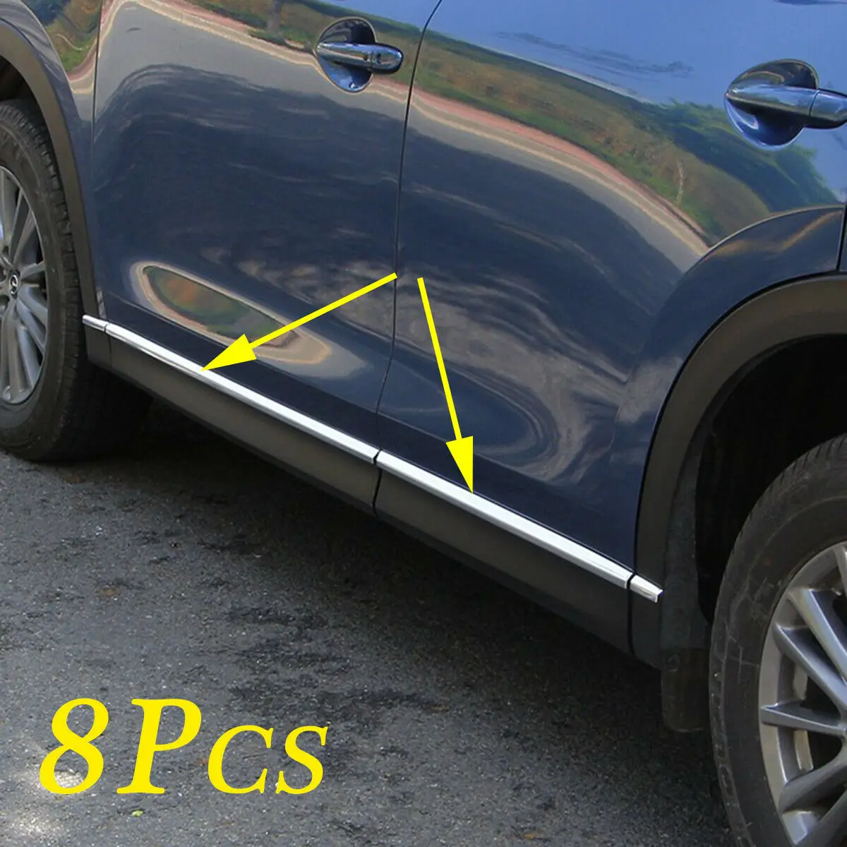 Накладка на боковую полоску кузова из нержавеющей стали для Mazda CX-5 CX5 KF 2017 2018 2019 2020 2021, аксессуары 8X
Накладка на боковую полоску кузова из нержавеющей стали для Mazda CX-5 CX5 KF 2017 2018 2019 2020 2021, аксессуары 8X