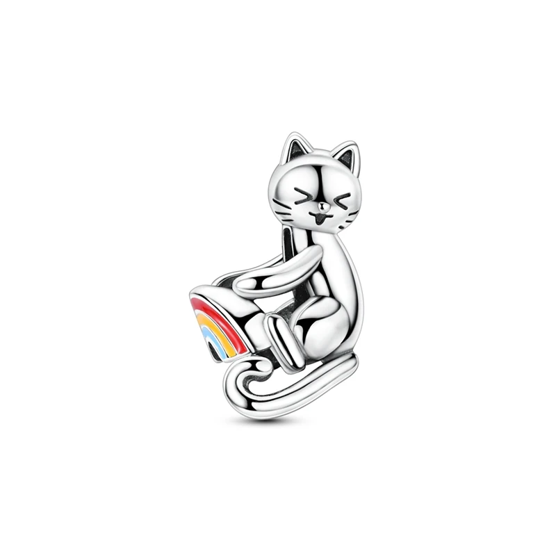 New 925 Sterling Silver Mischievous Cat Hug Charms Beads For Women Fit Original Bracelet DIY Jewelry Gifts
New 925 Sterling Silver Mischievous Cat Hug Charms Beads For Women Fit Original Bracelet DIY Jewelry Gifts