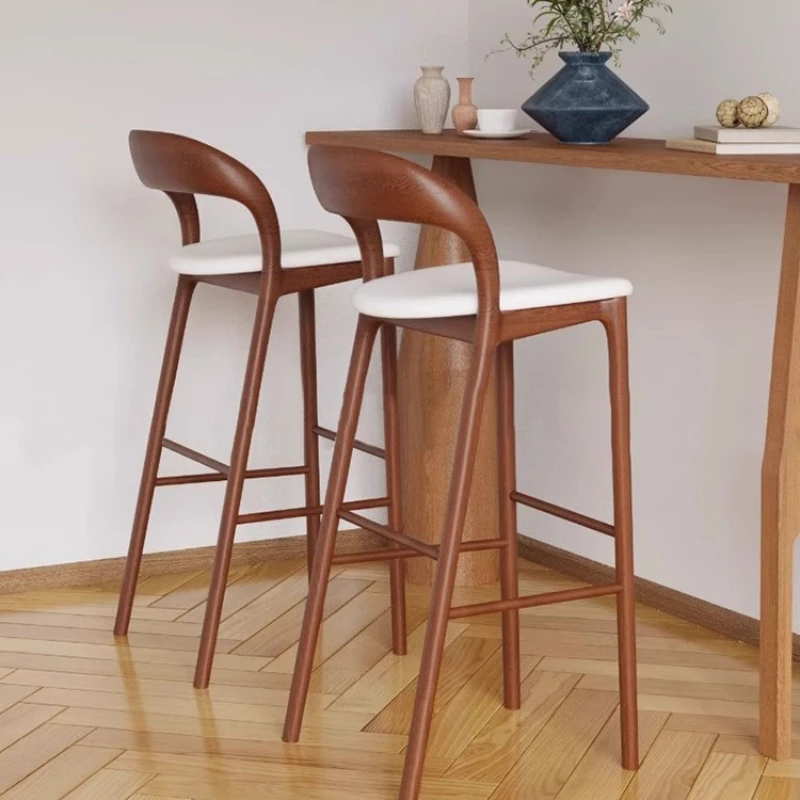 Light Luxury Solid Wood Bar Chairs Modern Nordic Single Party Reception High Chairs Designer Salon Ergonomic Muebles Furniture
Light Luxury Solid Wood Bar Chairs Modern Nordic Single Party Reception High Chairs Designer Salon Ergonomic Muebles Furniture