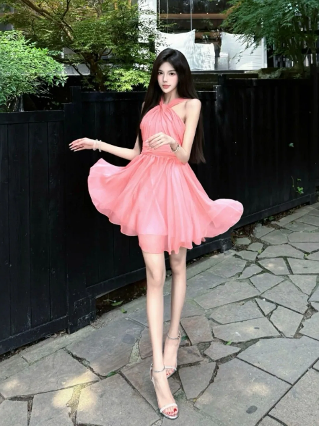 French Style Asymmetric Shoulder Bridesmaid Dress Soft Cotton Summer Skirt Design Sensation Small Audience Neck Hanging Dress
French Style Asymmetric Shoulder Bridesmaid Dress Soft Cotton Summer Skirt Design Sensation Small Audience Neck Hanging Dress