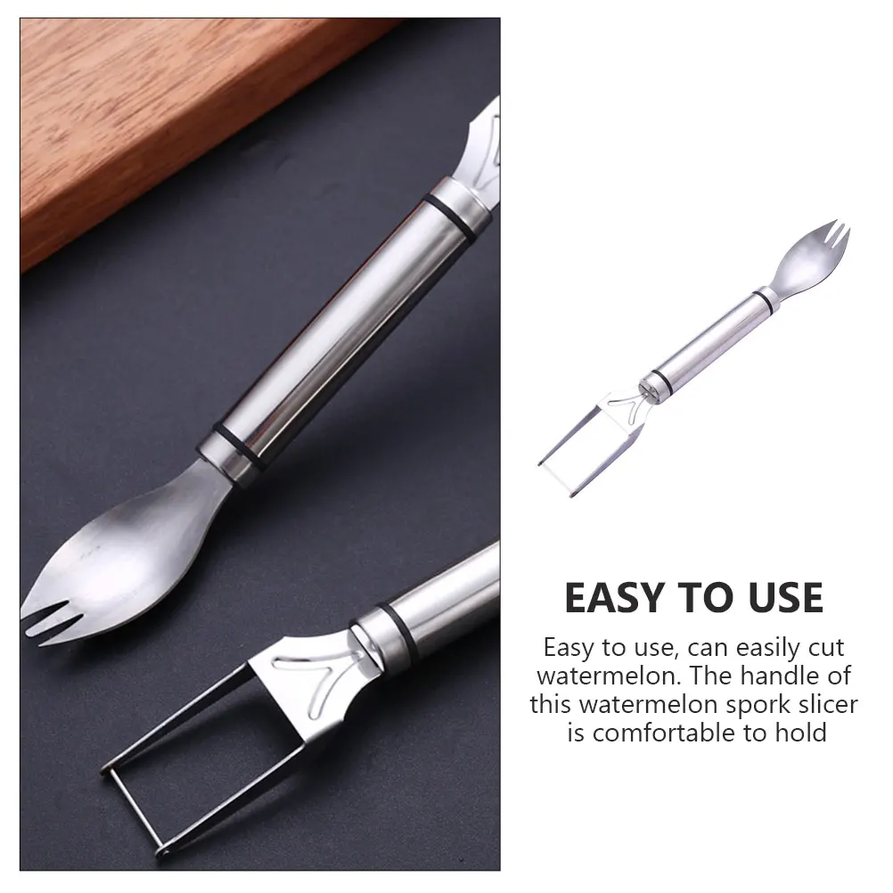 Cutting Machine Stainless Steel Watermelon Slicer Fork Portable Fruit Splitting Tool
Cutting Machine Stainless Steel Watermelon Slicer Fork Portable Fruit Splitting Tool