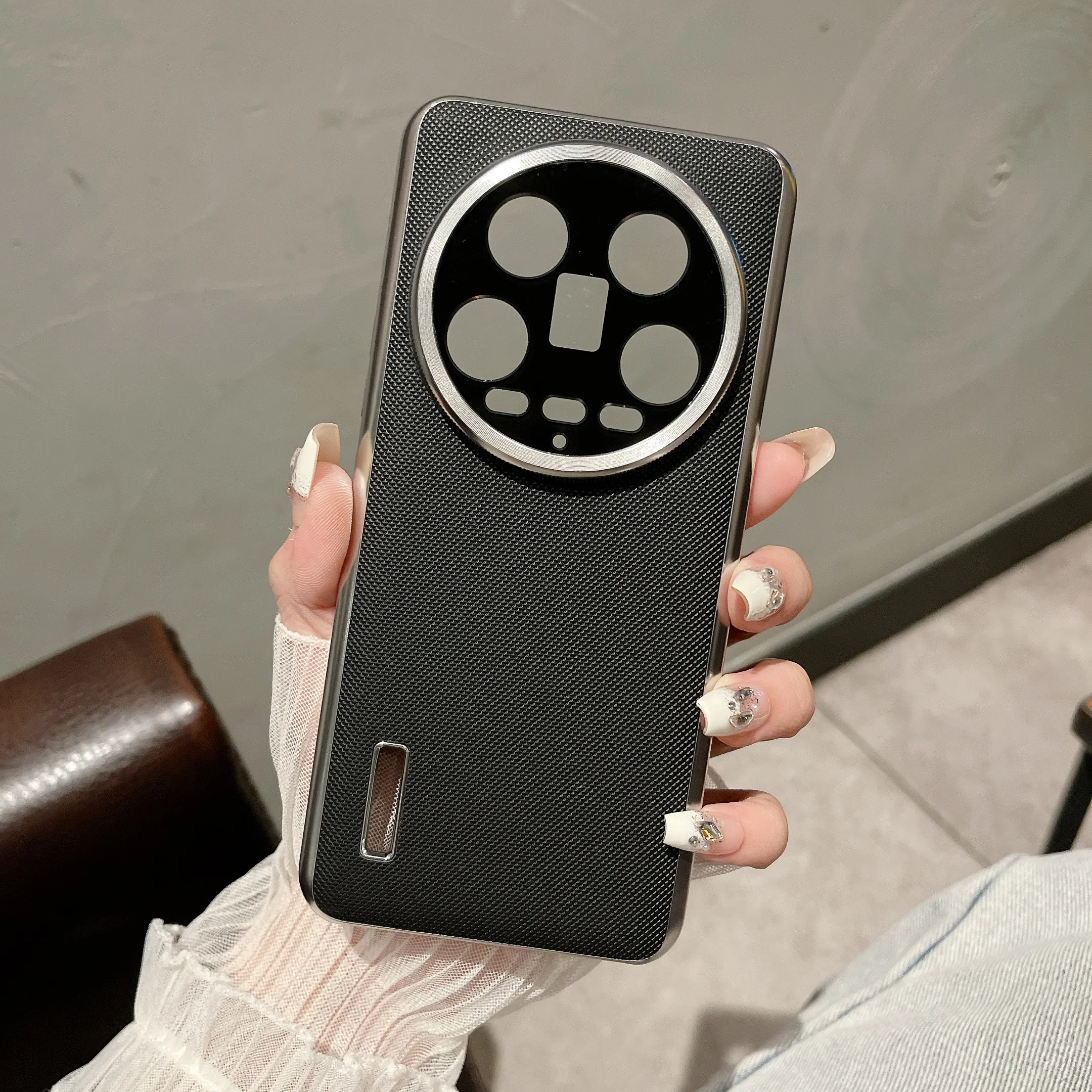 Funda For Xiaomi 14 Ultra Case Matte Leather Plated Frame Camera Lens Film Protection Shockproof Bumper Hard Back Cover
Funda For Xiaomi 14 Ultra Case Matte Leather Plated Frame Camera Lens Film Protection Shockproof Bumper Hard Back Cover