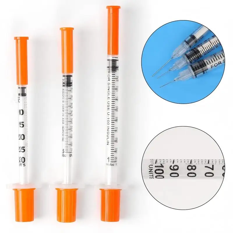 100pcs 1ml U-100 Insulin Syringe - 31G 8mm Needle for Pets, Birds, DIY - Sterile Disposable Individually Sealed
100pcs 1ml U-100 Insulin Syringe - 31G 8mm Needle for Pets, Birds, DIY - Sterile Disposable Individually Sealed