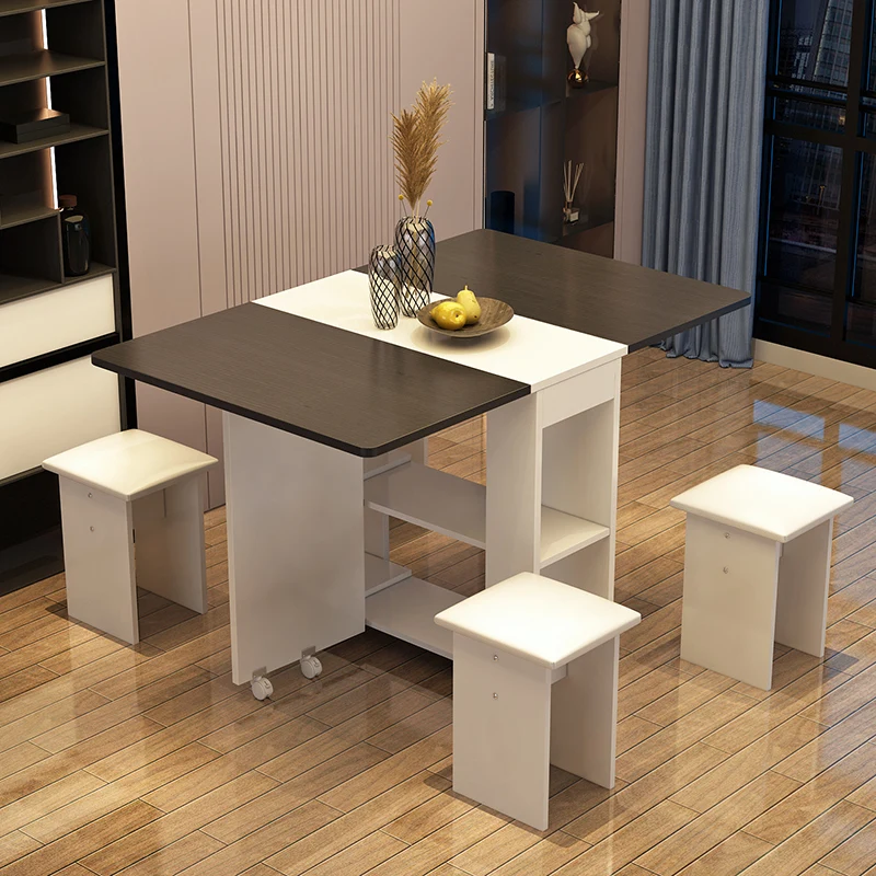 Folding Dining Table Movable Table Set 1.2m/1.4m Square Table With Chair Set Furniture For Dining Room Apartment Living Room
Folding Dining Table Movable Table Set 1.2m/1.4m Square Table With Chair Set Furniture For Dining Room Apartment Living Room