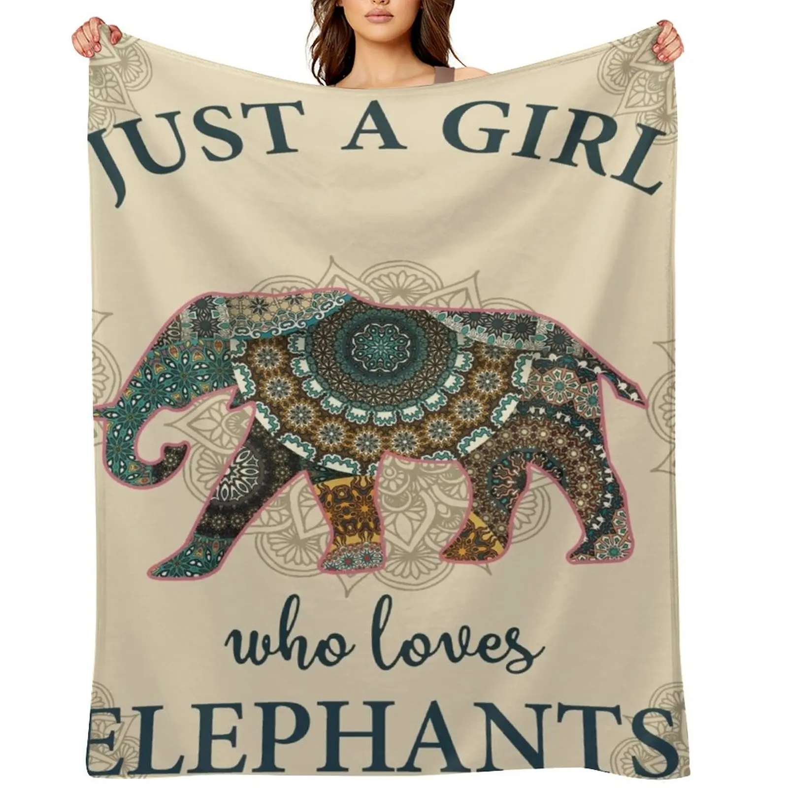 Just A Girl Who Loves Elephants Mandala Throw Blanket Large Flannel Fabric Vintage for sofa Blankets
Just A Girl Who Loves Elephants Mandala Throw Blanket Large Flannel Fabric Vintage for sofa Blankets