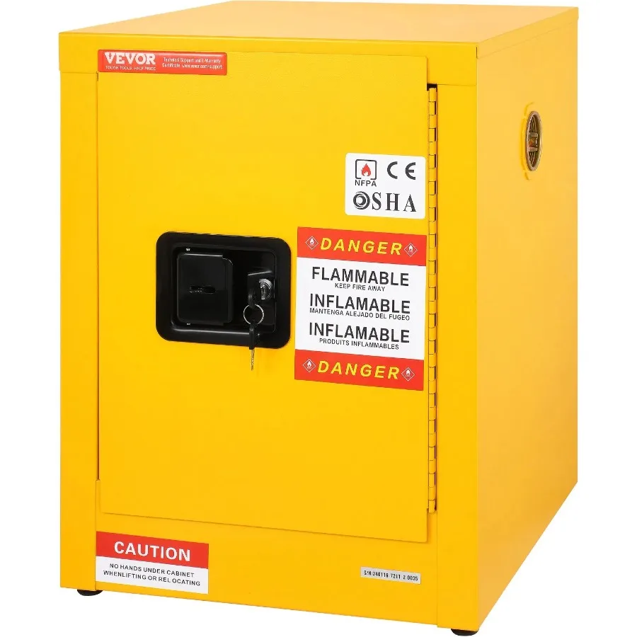 16.9 x 16.9 x 22 Flammable Cabinet Galvanized Steel Safety Cabinet Adjustable Shelf Flammable Storage Cabinet for Commercial I
16.9 x 16.9 x 22 Flammable Cabinet Galvanized Steel Safety Cabinet Adjustable Shelf Flammable Storage Cabinet for Commercial I