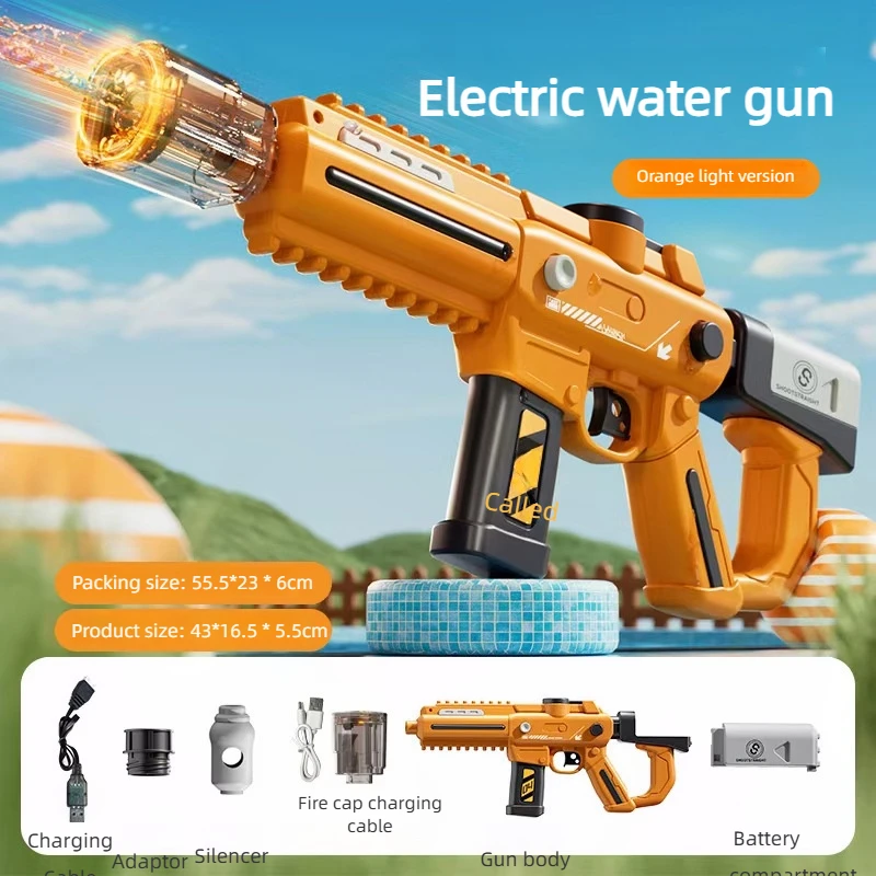 Electric Continuous Firing Water Gun Powerful Water Spray Laser Children's Toy Gun External connection bottle Summer Amazing Toy
Electric Continuous Firing Water Gun Powerful Water Spray Laser Children's Toy Gun External connection bottle Summer Amazing Toy