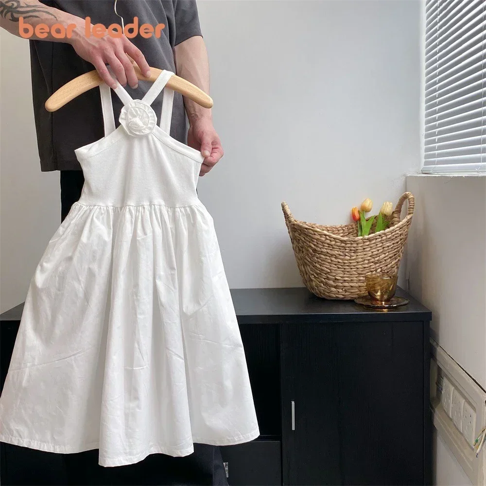 Bear Leader Summer New Solid Color Flower Girl Clothing Suspender Kids Dress Korean Version Sleeveless White Princess Dresses
Bear Leader Summer New Solid Color Flower Girl Clothing Suspender Kids Dress Korean Version Sleeveless White Princess Dresses