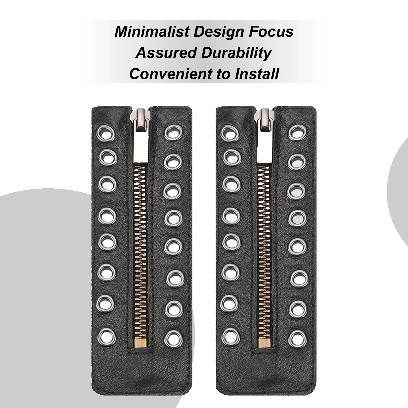 Boot Zipper 2 Pieces 8-Eyelets Boot Zipper Sneakers No Tie Laces For Work Running Athletic Golf Adults Women Men Seniors
Boot Zipper 2 Pieces 8-Eyelets Boot Zipper Sneakers No Tie Laces For Work Running Athletic Golf Adults Women Men Seniors