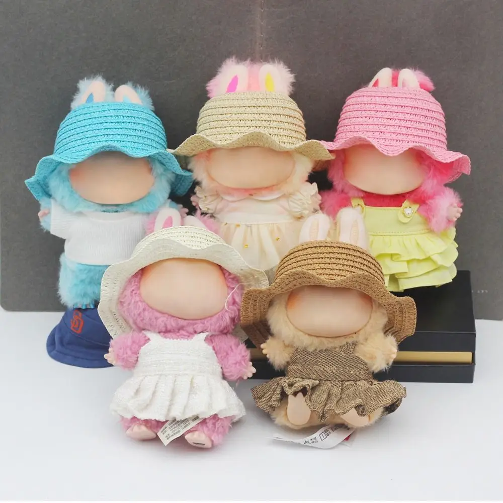 Hat Handmade Knitted Fisherman Hat Empty Top Straw Hat DIY Doll Dress Up Hat For 17CM Labubu Accessories
Hat Handmade Knitted Fisherman Hat Empty Top Straw Hat DIY Doll Dress Up Hat For 17CM Labubu Accessories