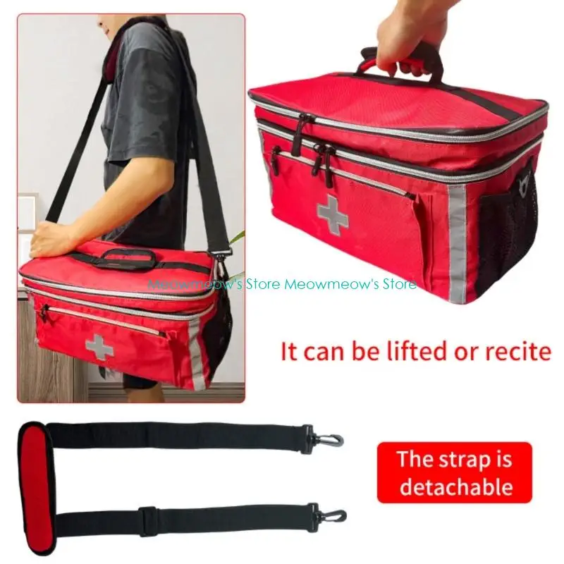 W91A Detachable Modular First Aid With Multiple Compartments For Organized Emergency Storage Polyester Material