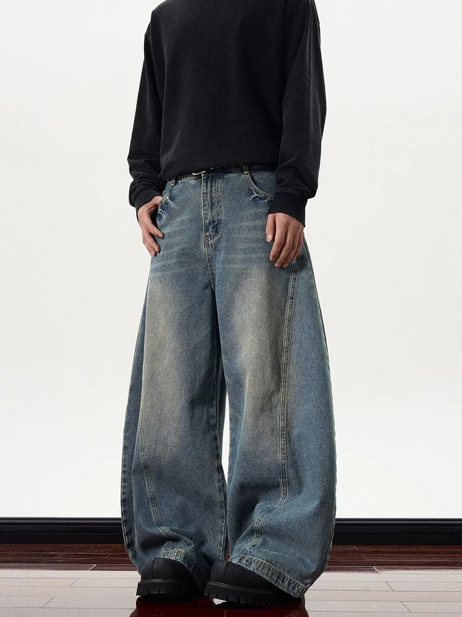 American Retro Waed Wide Leg Straight Cut Jeans High Street CleanFit Knife Denim Pants Youth Casual Wear Long Trousers
American Retro Waed Wide Leg Straight Cut Jeans High Street CleanFit Knife Denim Pants Youth Casual Wear Long Trousers