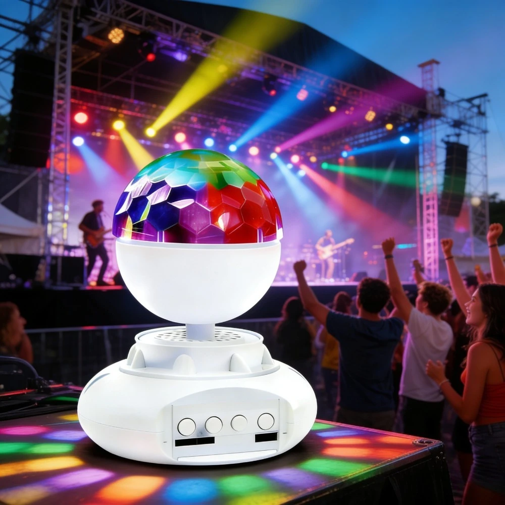 New Bluetooth Magic Ball Jumping Light Crystal Stage Atmosphere Projection Flash Colorful Rotating Magic Ball
New Bluetooth Magic Ball Jumping Light Crystal Stage Atmosphere Projection Flash Colorful Rotating Magic Ball