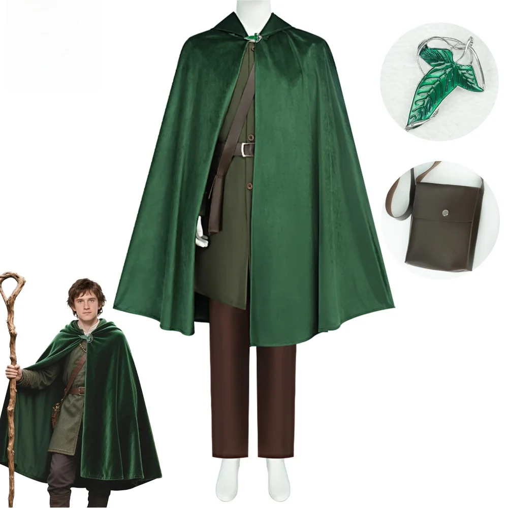 New Release Halloween Bilbo Baggins Cosplay Robe Film Costume Attire Women's Ethnic Stage Wear
New Release Halloween Bilbo Baggins Cosplay Robe Film Costume Attire Women's Ethnic Stage Wear