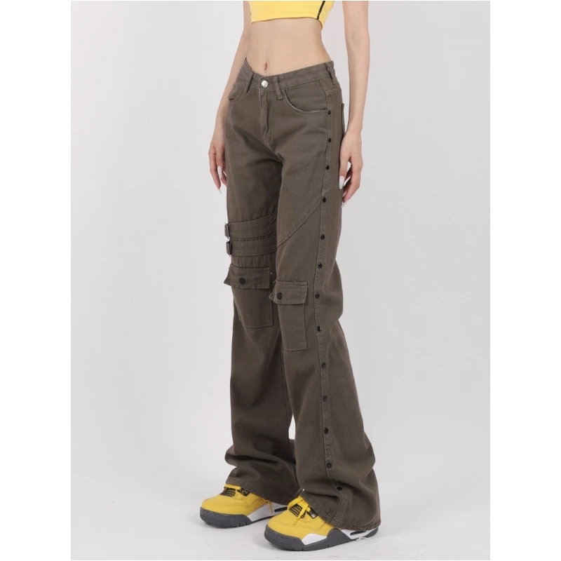 Green Jeans Women Cargo Pants Vintage Chic Y2K Style American Streetwear Wide Leg Pants Fashion Straight Autumn Female Trouser
Green Jeans Women Cargo Pants Vintage Chic Y2K Style American Streetwear Wide Leg Pants Fashion Straight Autumn Female Trouser