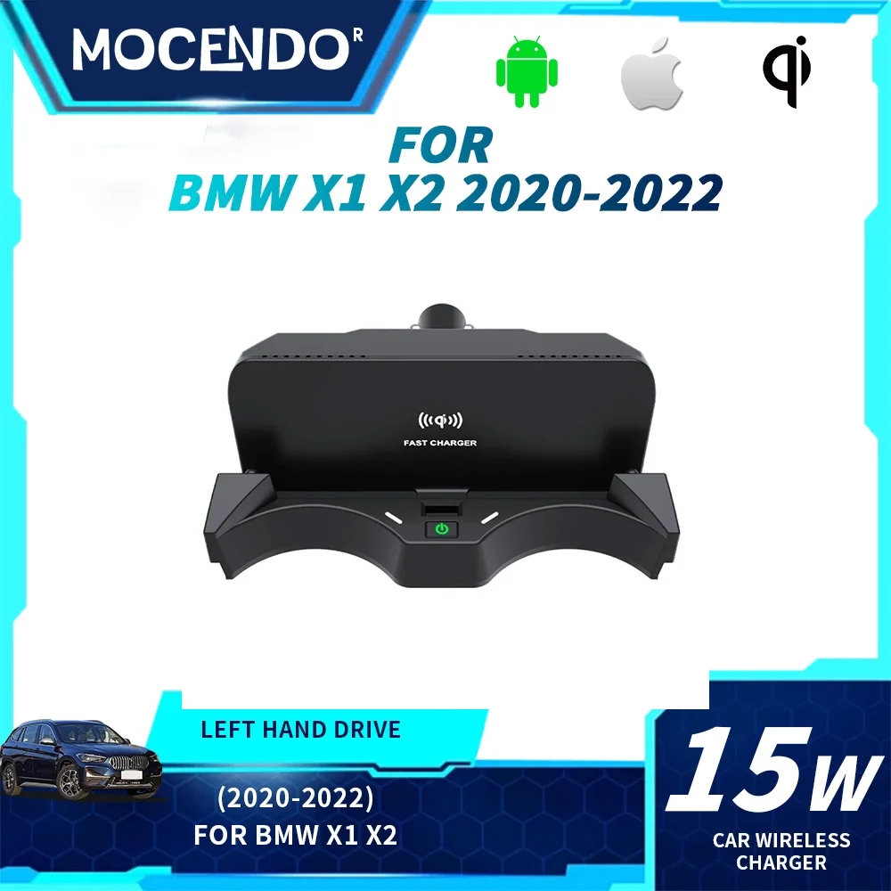 For BMW X1 X2 15W Fast Wireless Car Charger Holder - Car Accessories Tools for 2020-2022 Models
For BMW X1 X2 15W Fast Wireless Car Charger Holder - Car Accessories Tools for 2020-2022 Models