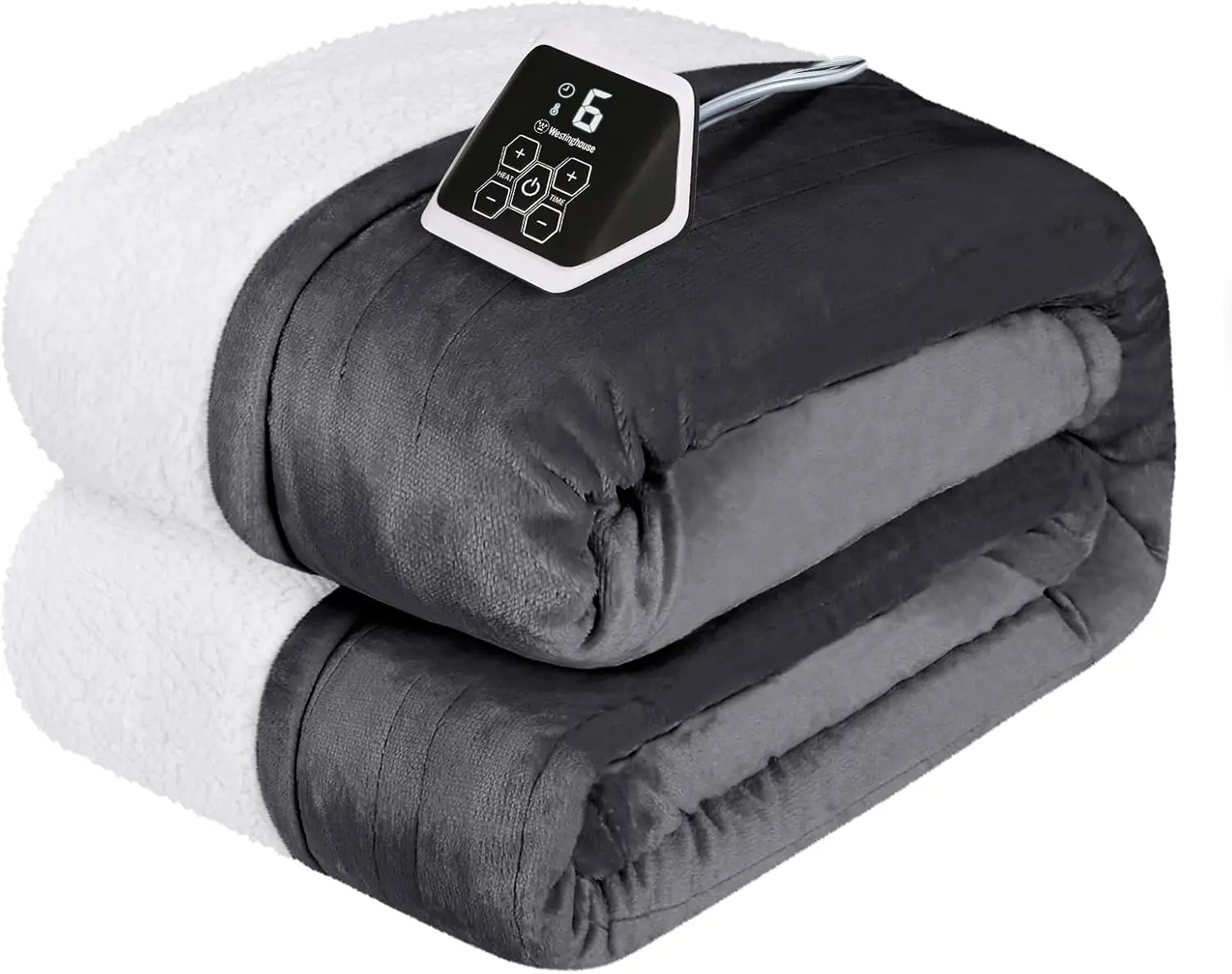Twin Size Electric Blanket, Soft Flannel to Sherpa, 10 Heat Levels, 12H Auto Off, Fast Heating, Machine Washable, 62x84 Inch
Twin Size Electric Blanket, Soft Flannel to Sherpa, 10 Heat Levels, 12H Auto Off, Fast Heating, Machine Washable, 62x84 Inch